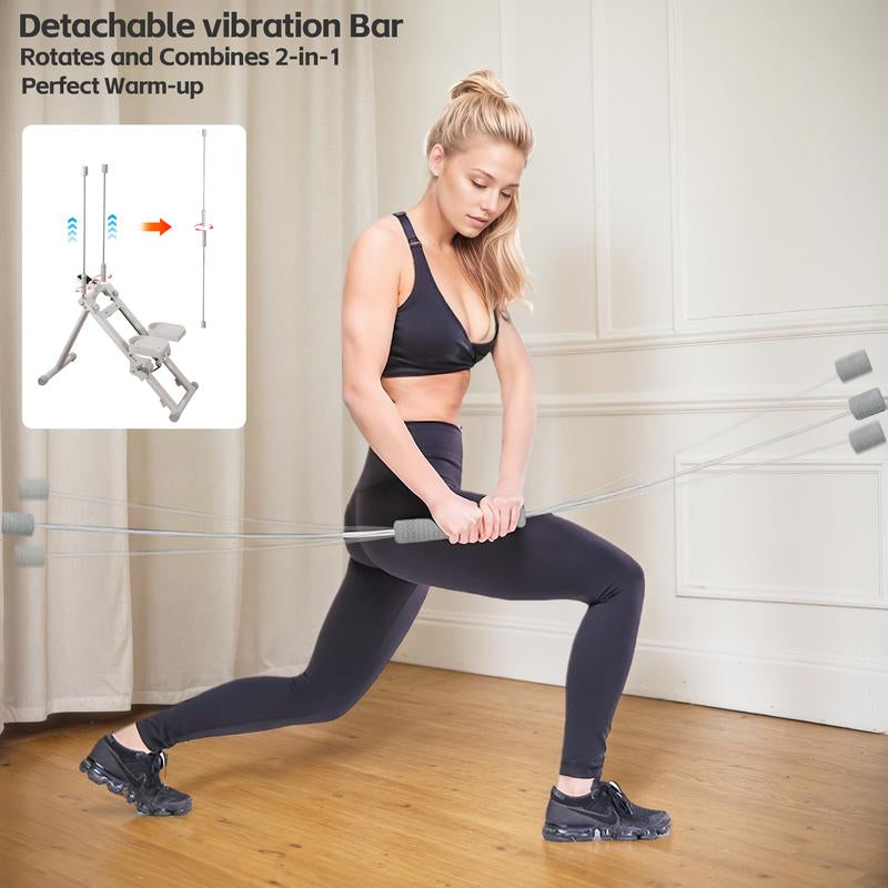 KYOUBY Stair Stepper for Home-Upgrade Vertical Climber Workout Machine for Full-Body Exercise Climber Fitness Equipment with Stable Frame Adjustable Bicycle Handle Stair Climber