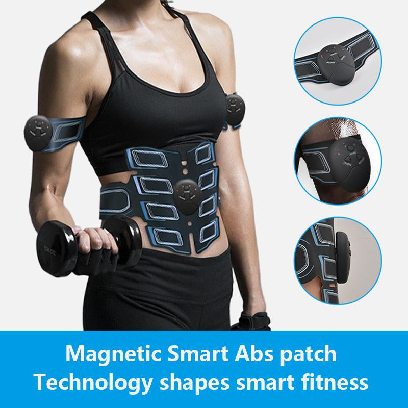 Fitness Belt Abs Stimulator Muscle Training Fitness Workout Equipment Ab Core Toner Belt for Abdominal/Arm/Leg for Home Use