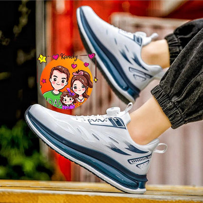 Unisex Running Trainer Sporty Light-Weighted Casual Sneakers All Seasons Anti-Slippery Extra Comfort