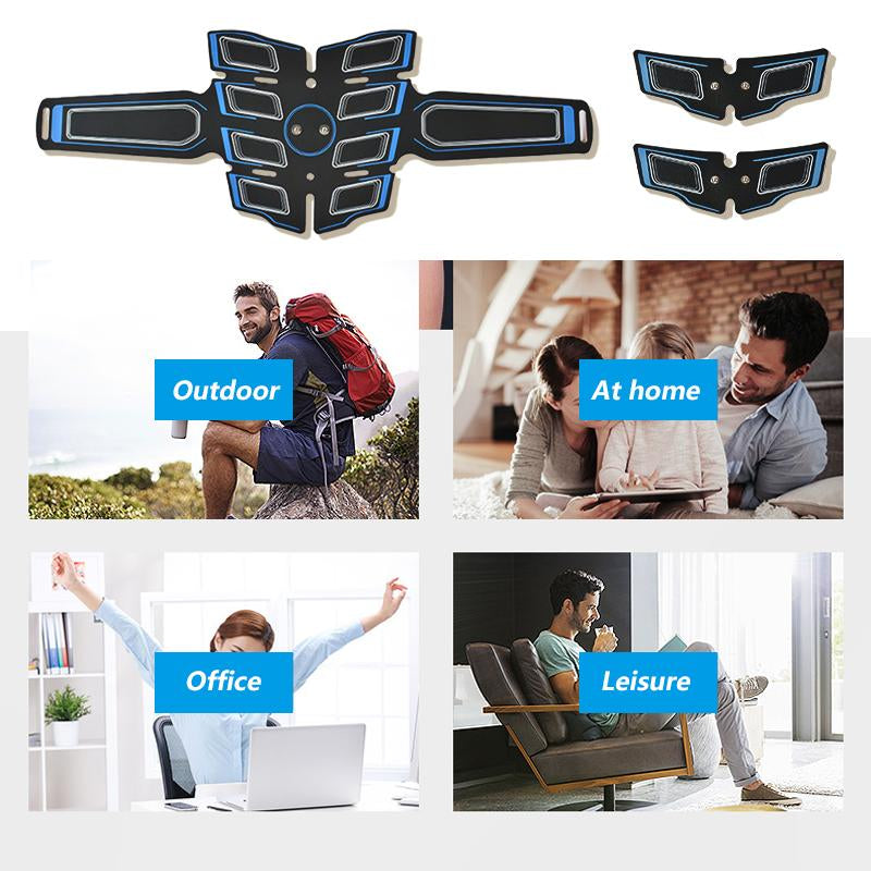 Fitness Belt Abs Stimulator Muscle Training Fitness Workout Equipment Ab Core Toner Belt for Abdominal/Arm/Leg for Home Use