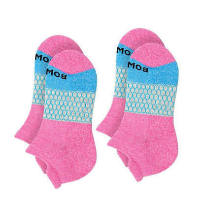 [2/3/5 Pack] BOMBA Honeycomb Ankle Socks – Unisex Running Socks for Women & Men | Moisture-Wicking, Arch Support, Anti-Blister Design, Seamless Toe & Compression Fit