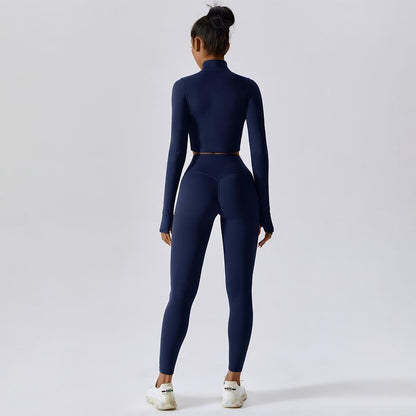MASKERT “2-Piece Set”Women'S Set, Sports Set, Tight Fitting Set, Running Set, Yoga Set, High Elasticity, Skin Friendly and Comfortable